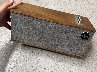 Klipsch The One Bluetooth Speaker - Walnut & Gray Fabric