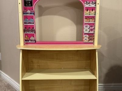 4 in 1 Wooden Role Play Center Lemonade, Vet Center, Grocery, Sweet Shop or Puppet Show