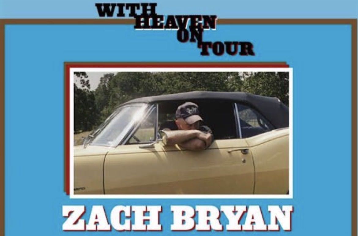 Zach Bryan GA Floor Tickets
