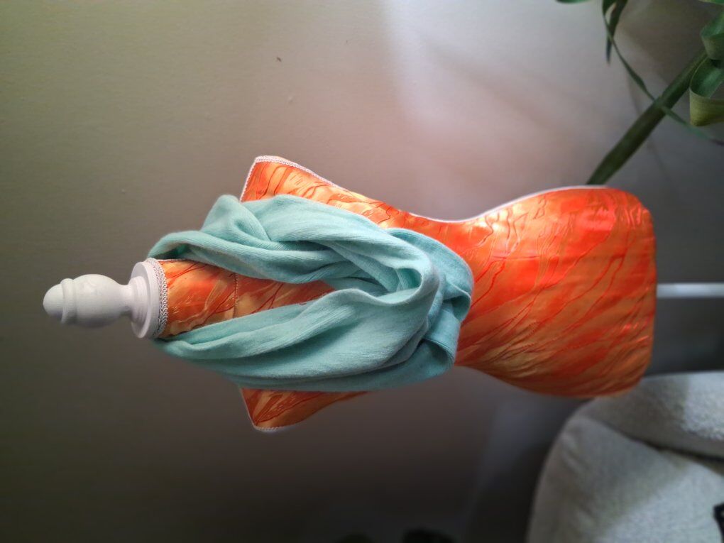 Teal infinity scarf 40 inches