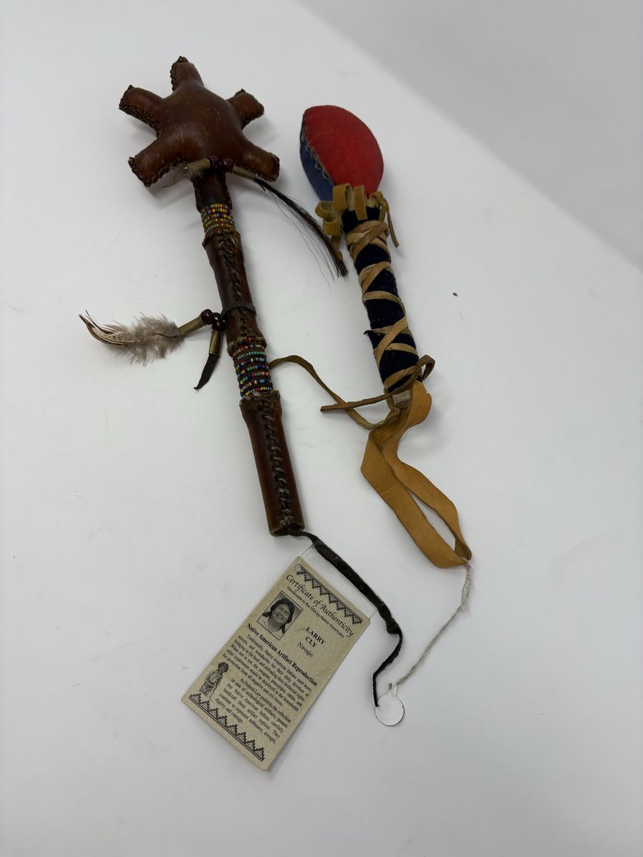 Native Style Decorative Staff & Rattle Set
