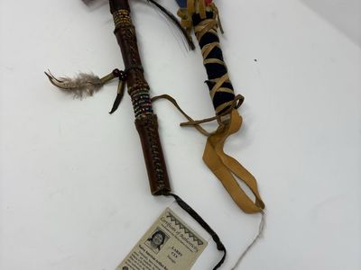 Native Style Decorative Staff & Rattle Set