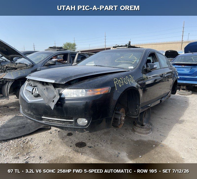 2007 Acura TL Parts - UTPAP Orem