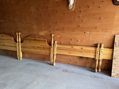 2 Twin Bed Frames Solid Wood