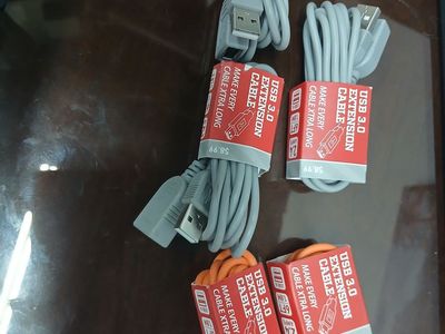 USB 3.0 Extension Cables - Extra Long (Gray/Orange)
