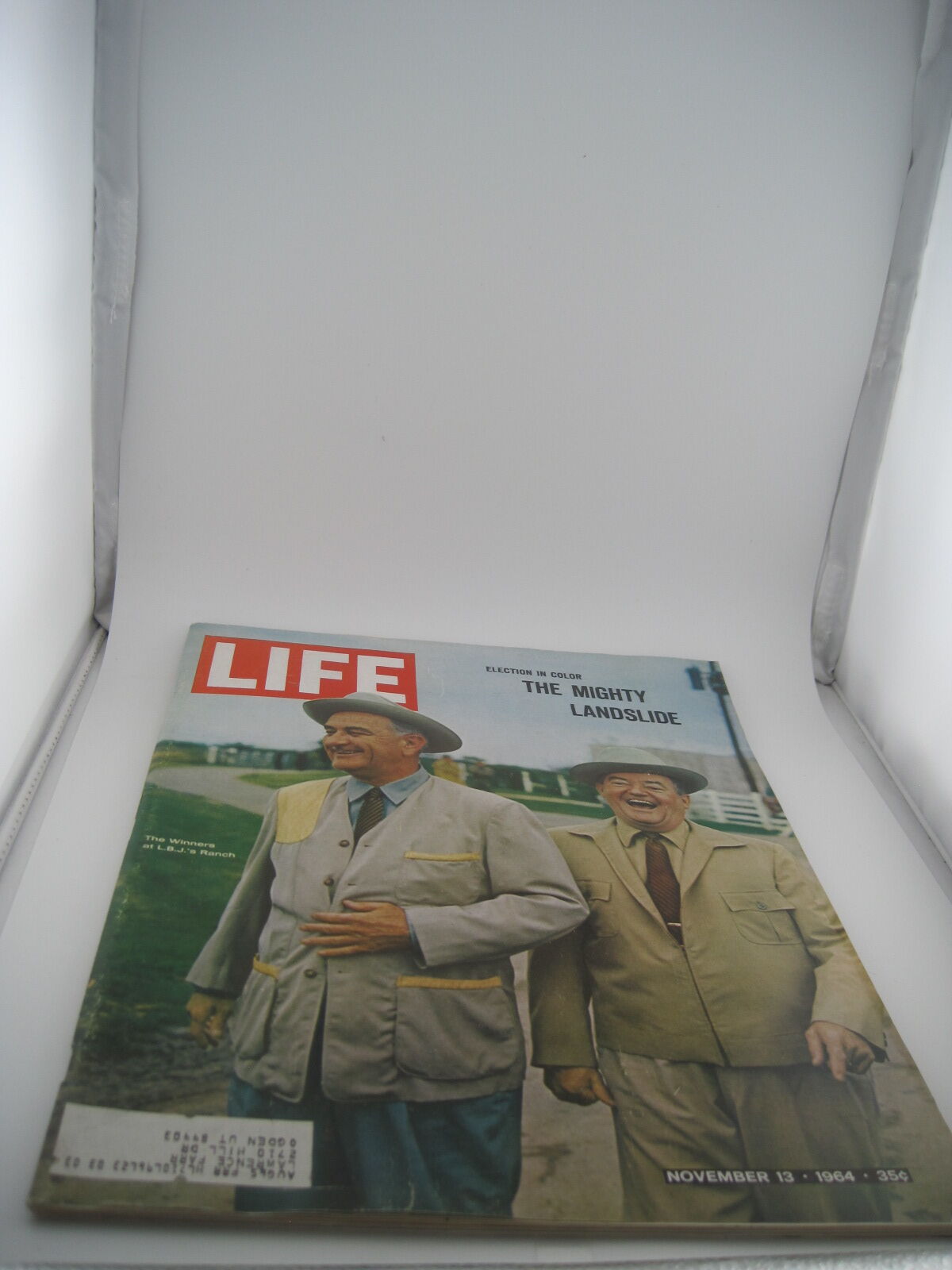 Life Magazine, Election In Color The Mighty Landslide, November 13, 1964 Vintage