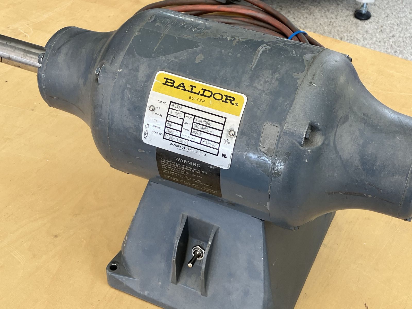 Baldor Buffer Grinder