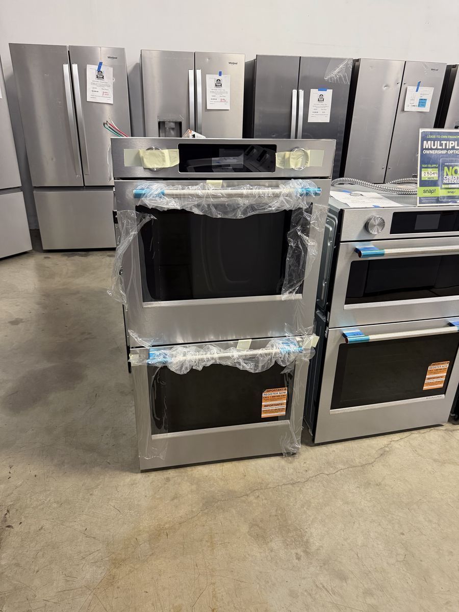 NEW KITCHENAID MICROWAVE WALL OVEN COMBO IN STAINLESS