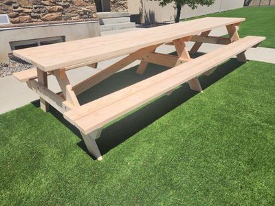 END OF SUMMER SALE – HANDCRAFTED PICNIC TABLES!
