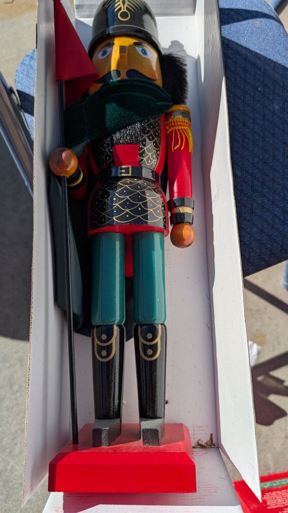 20 inch wooden nutcracker
