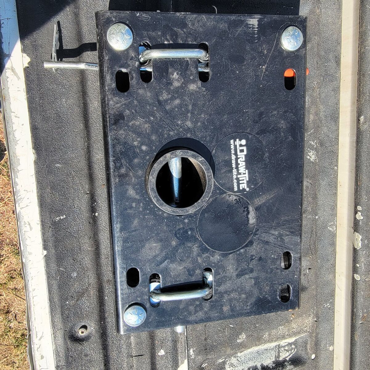 drawtite goose neck plate.