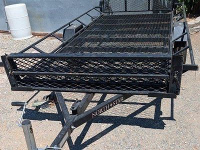 3 Place ATV Trailer Like New Rear Side Load