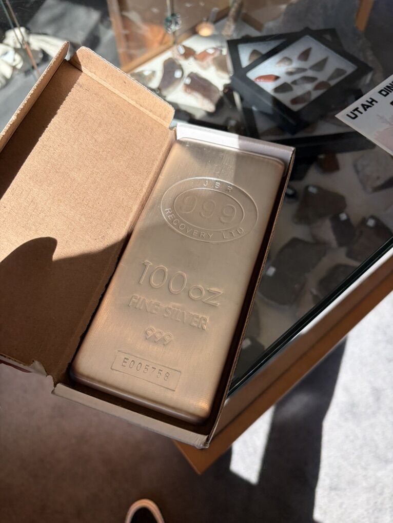 Silver Bar 100 Oz