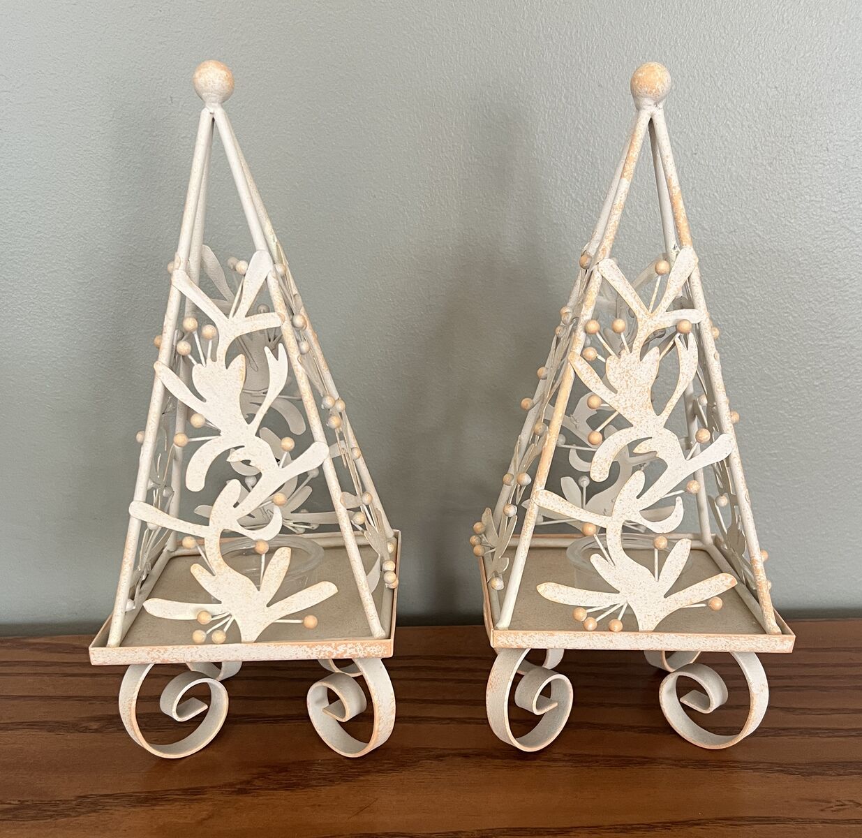 Decorative Metal Pyramids