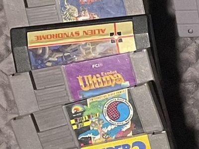 NES Game Lot (11 Titles) - Mario 3, Metroid, Rare Super Spy Hunter & More