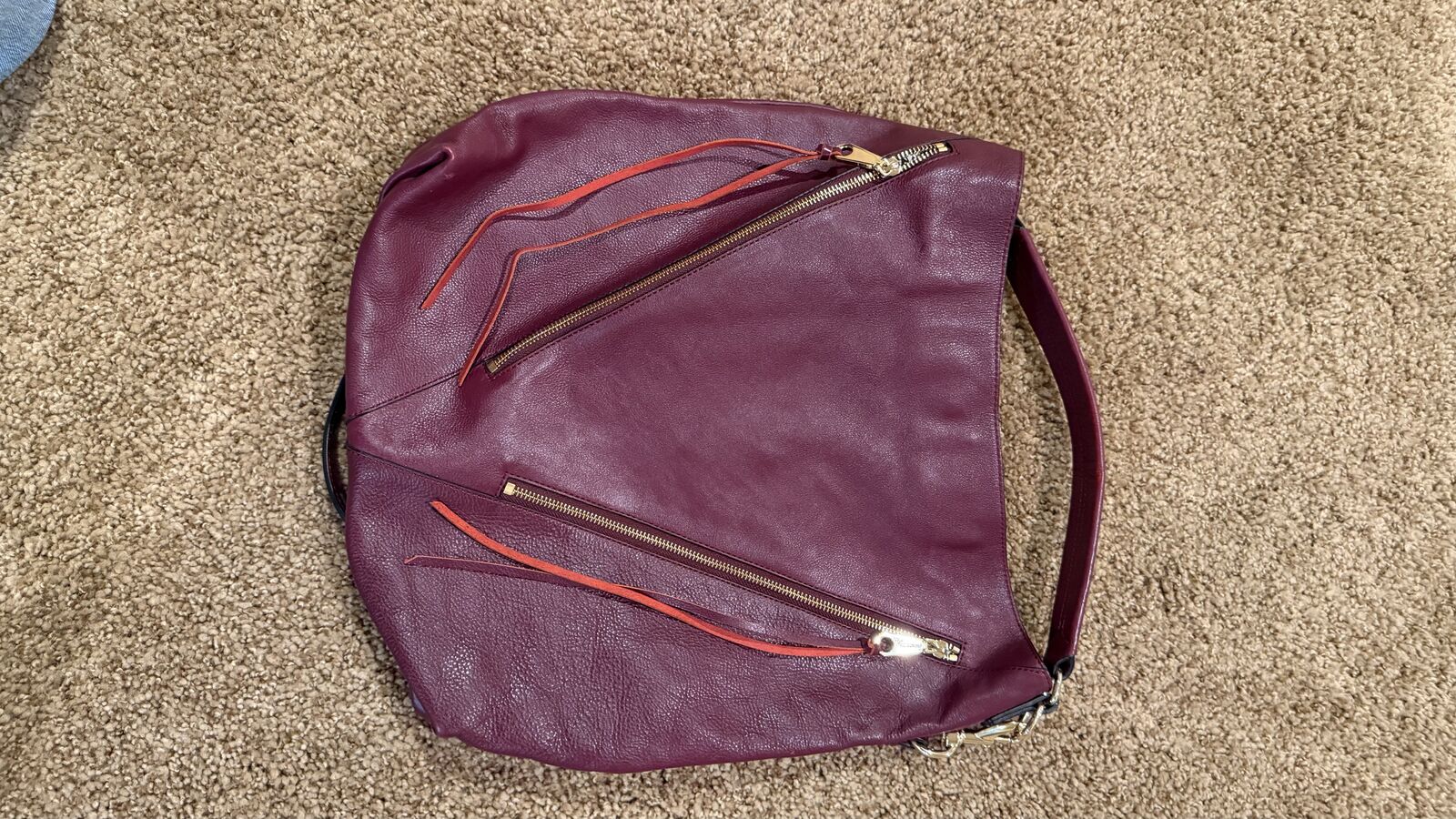 Rebecca Minkoff leather hobo bag