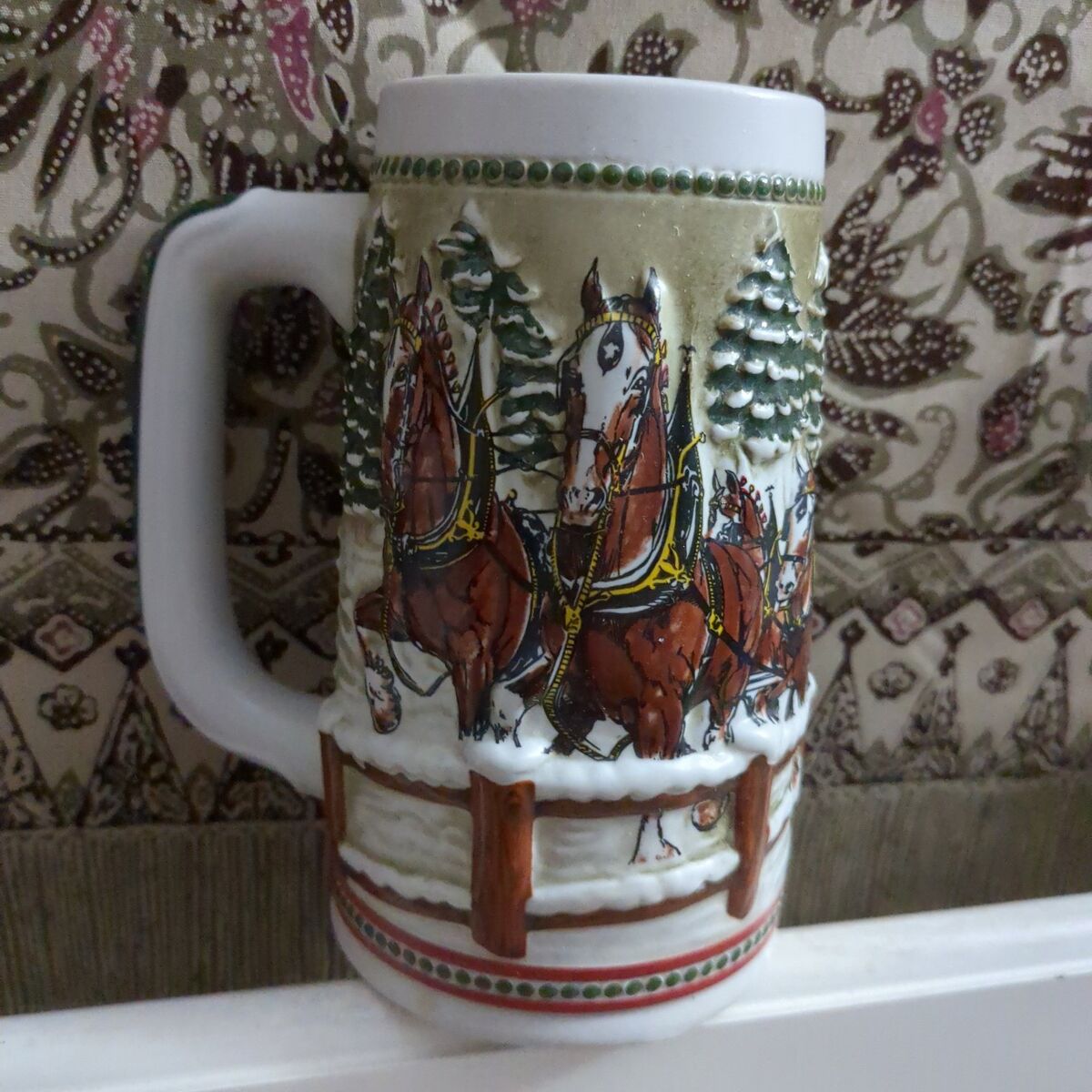 Budweiser holiday stien mug