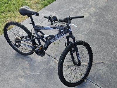 Hyper Havoc 26" Men's Mountain Bike Full Suspension Aluminum Frame