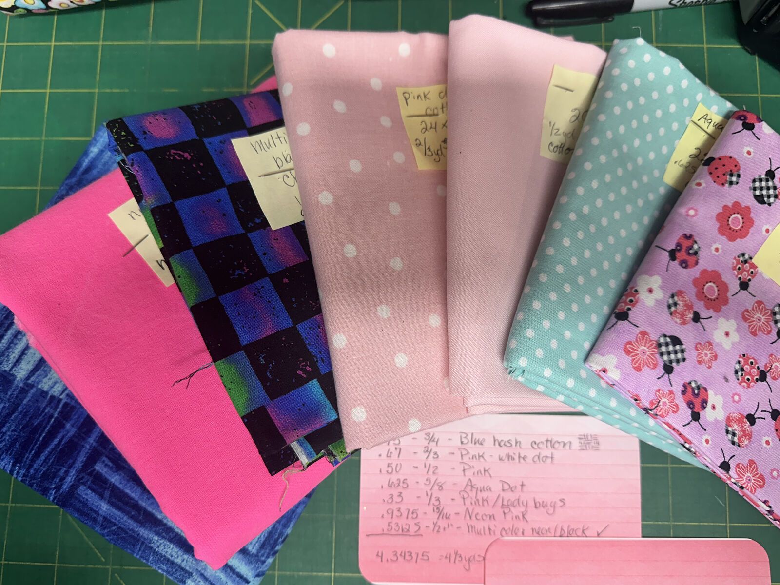 4 yd Cotton Fabric Bundle