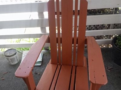Pair of Wooden Beach Chairs
