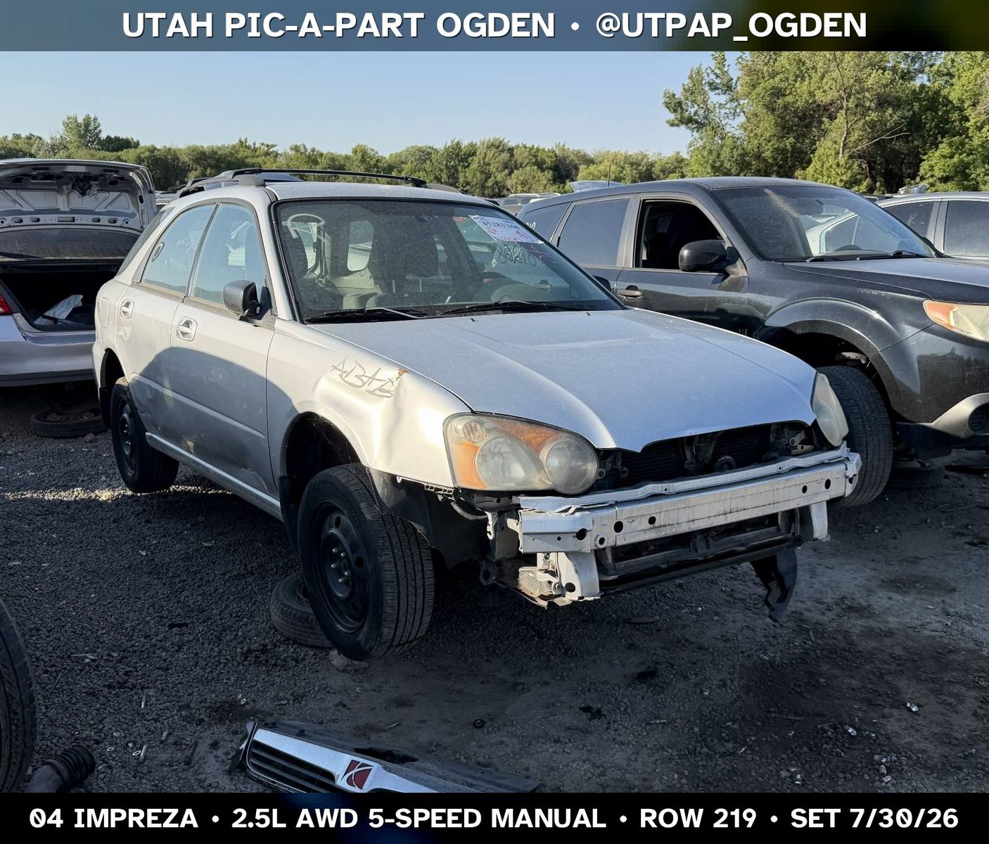 New Arrival - 2004 Subaru Impreza GD Parts - UTPAP Ogden