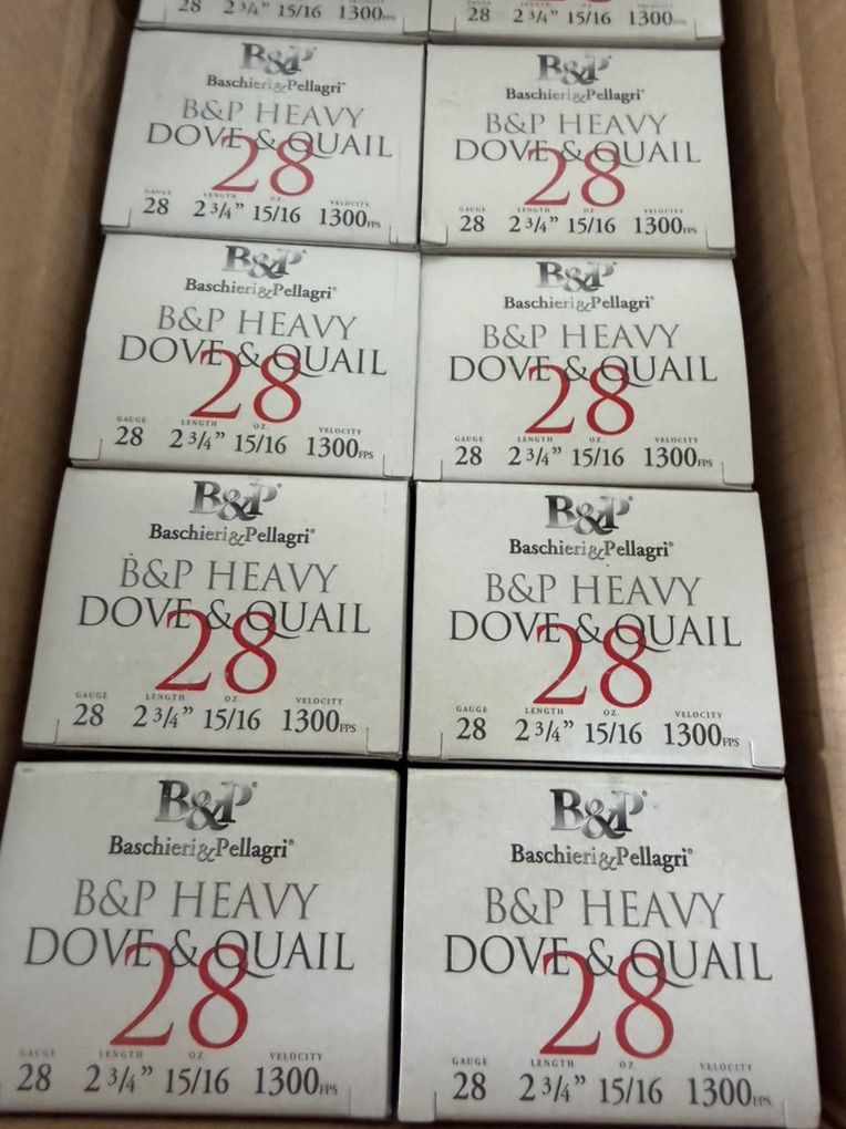 B&P 28 Gauge Heavy Dove & Quail Shotgun Shells
