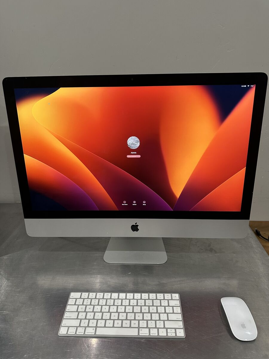 iMac, Retina 5k, 27-inch, 40 GB DDR4 RAM, 1 TB Hard Drive