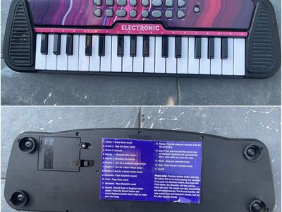 Electronic Keyboard with 8 Sound Effect and 8 Rhythm Modes