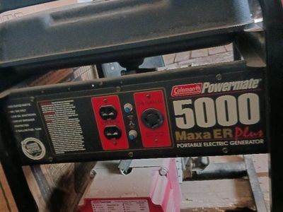 Coleman power mate 5000 electric generator
