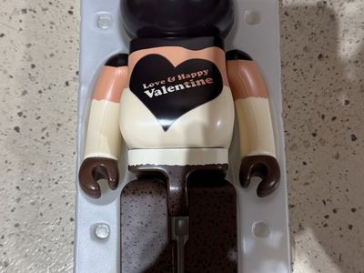 BEARBRICK St. Valentine's Day 2017 400% Chocolate Bear Figure with Original Box
