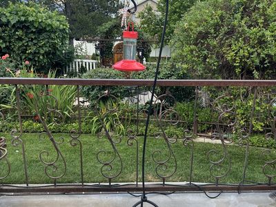 64” tall metal hook with build in stand.