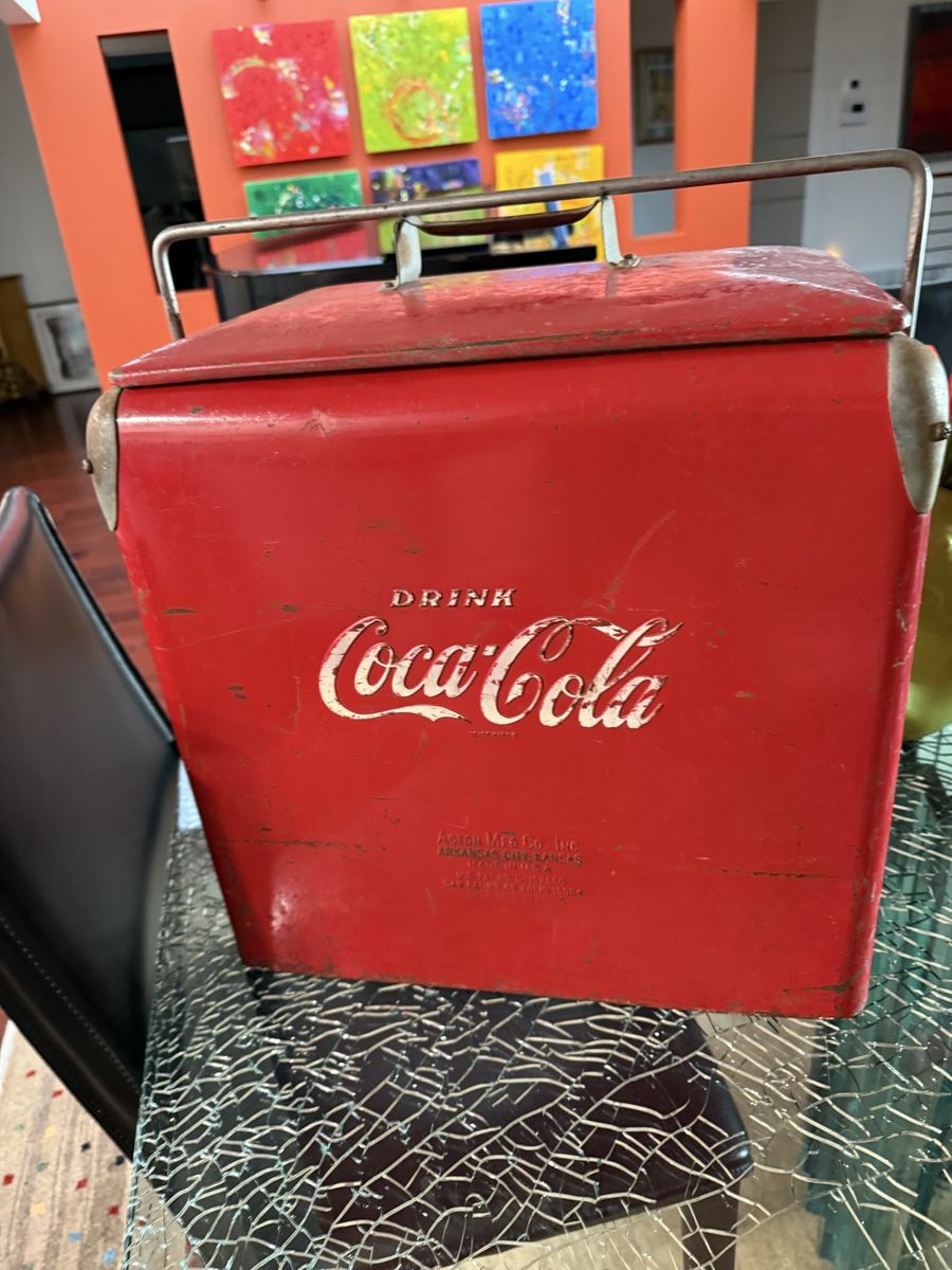 Coke a Cola drink cooler from the 1950s