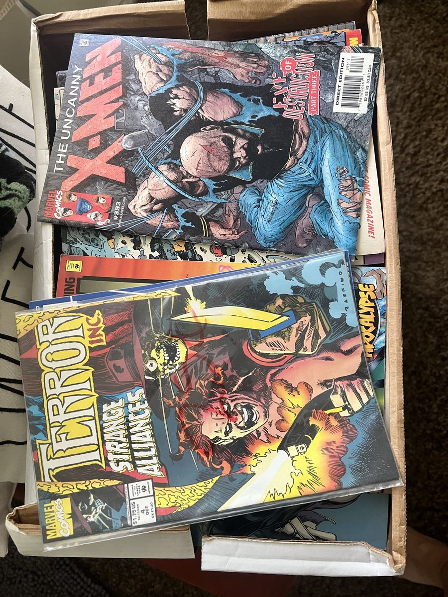 Vintage Marvel Comic Book Lot: The Uncanny X-Men & Terror Inc. Strange Alliance Comics Collection
