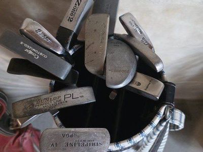 Vintage Golf Bag and putters