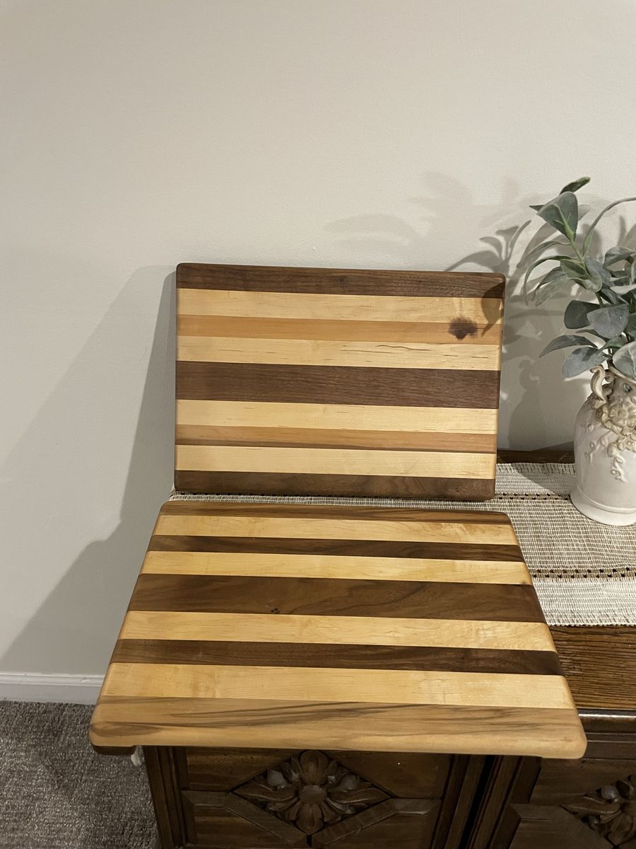 NEW Handmade Walnut & Maple Cutting Boards - 2 Pie