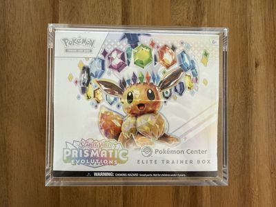 Prismatic Evolutions Pokemon Center Elite Trainer Box trade for sealed Ascneded Heroes products