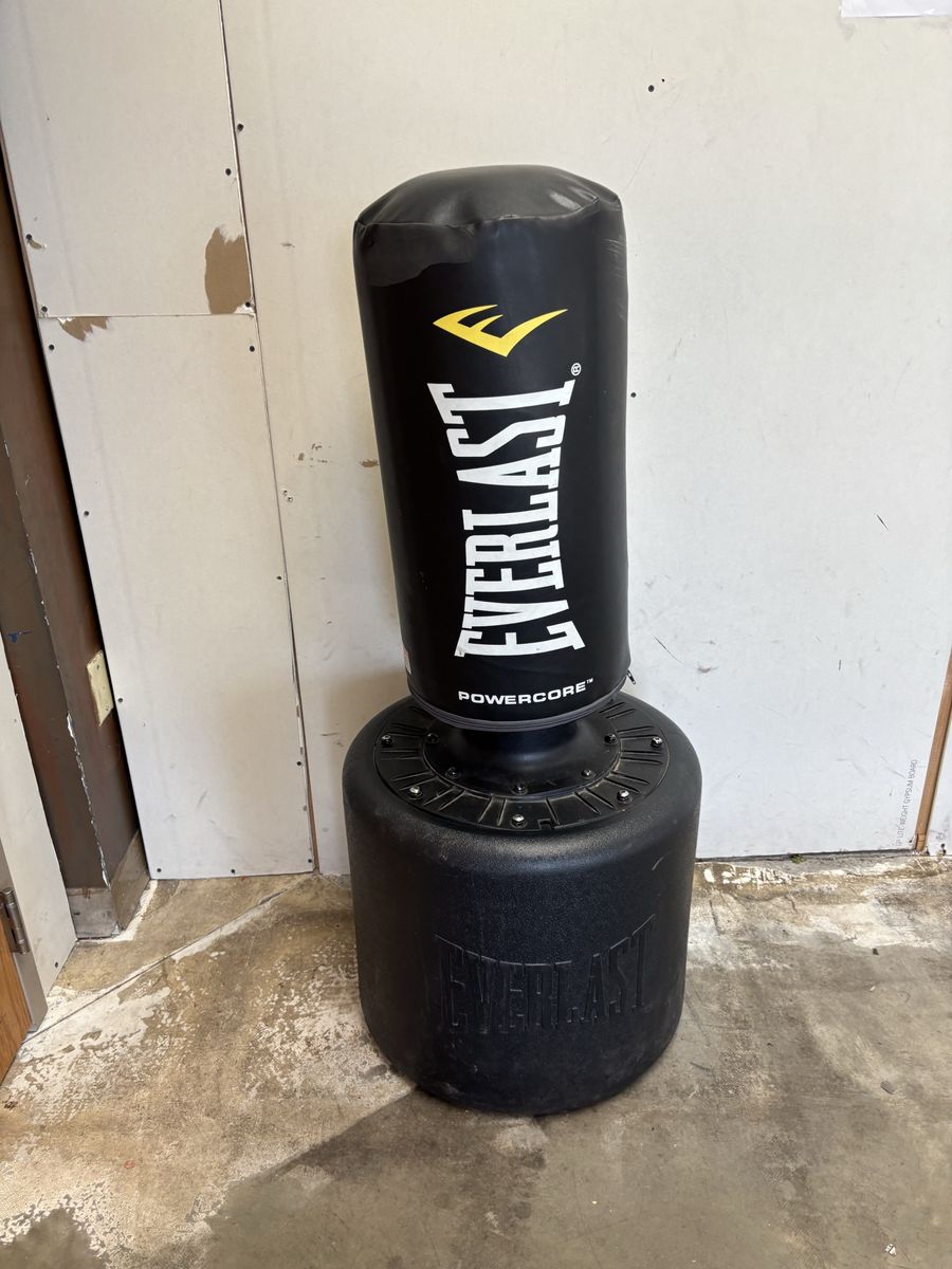 Everlast Powercore Freestanding Heavy Bag - Kickboxing, MMA, Boxing Training