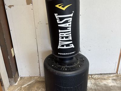 Everlast Powercore Freestanding Heavy Bag - Kickboxing, MMA, Boxing Training