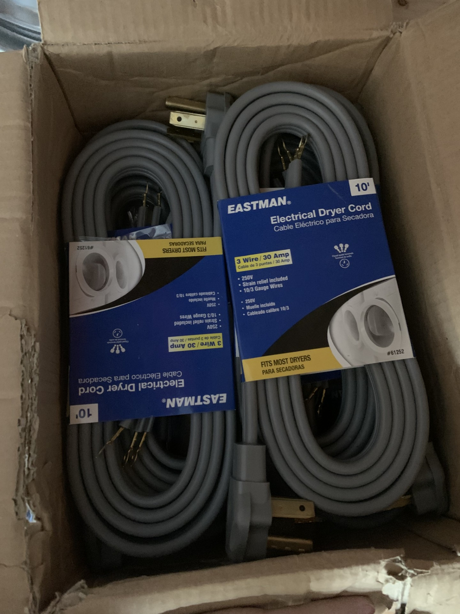 Dryer Cord 3 Prong 10Ft Appliance Power Cord AS39