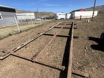Bridge made out of railroad tracks