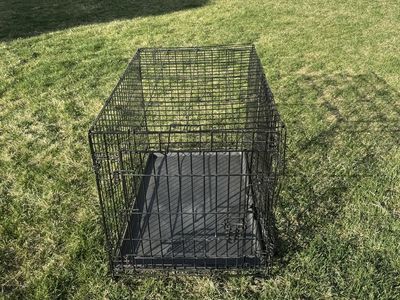 Double Door Collaspible Dog Crate You and Me 36in