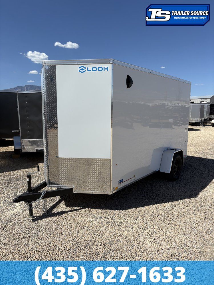 6x12 Look ST DLX Enclosed Cargo Trailer - 6'6" Interior - 3.5K GVWR - .080 PolyCor