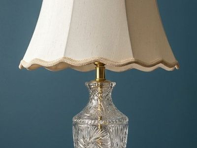 Antique Crystal Table Lamp