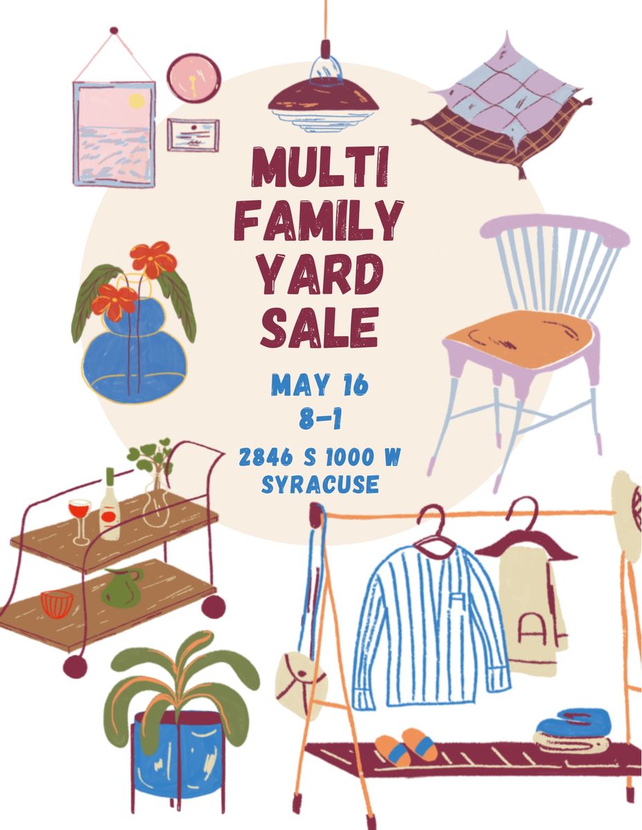 Multi family yard sale