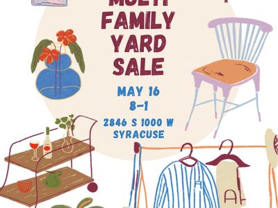 Multi family yard sale