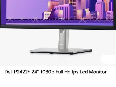 Dell 24 Monitor P2422H 23.8-inch Full HD business display featuring a 1920 x 1080 resolution