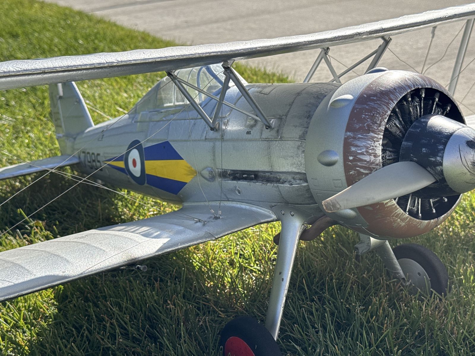 Gloster Gladiator Mk1 Biplane Fighter 1100mm BNF