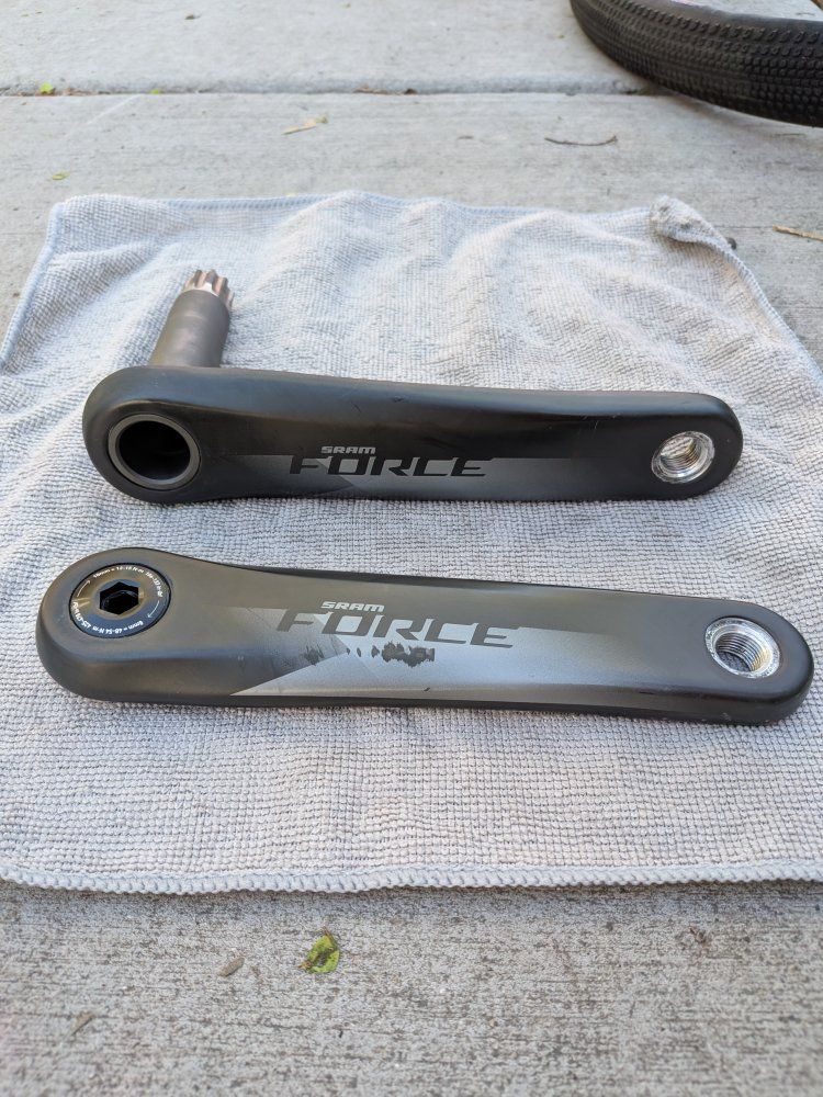 SRAM Force AXS crankarm assembly 170mm