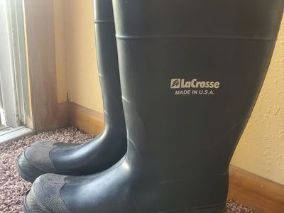 LaCrosse rubber boots, men's 11