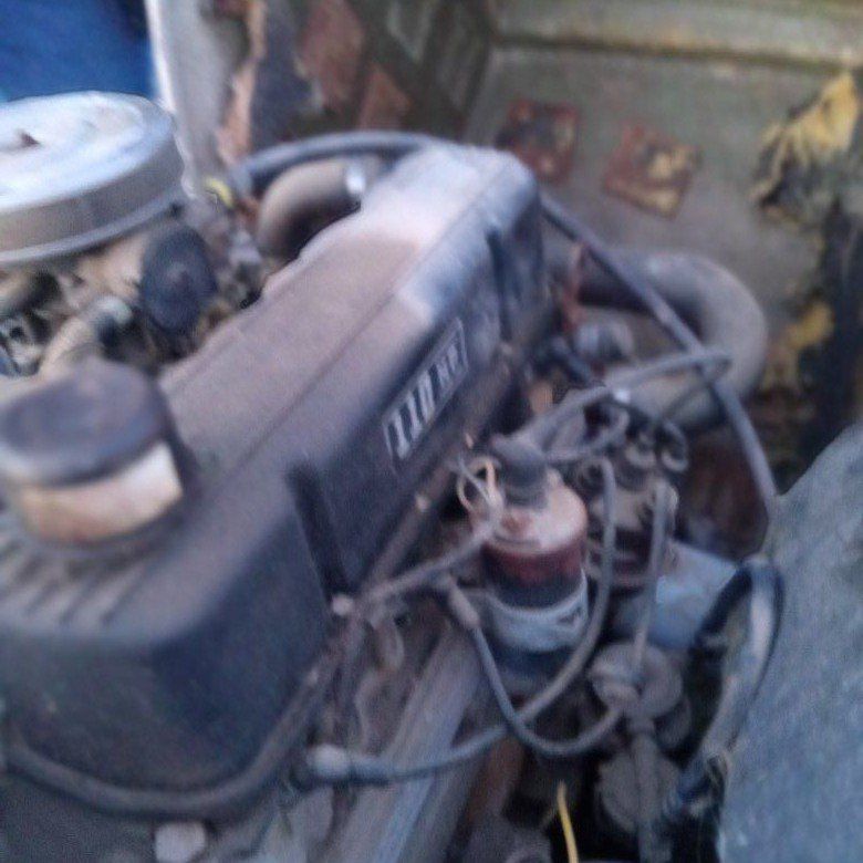 Old Boat with a four cyl Chev motor .
